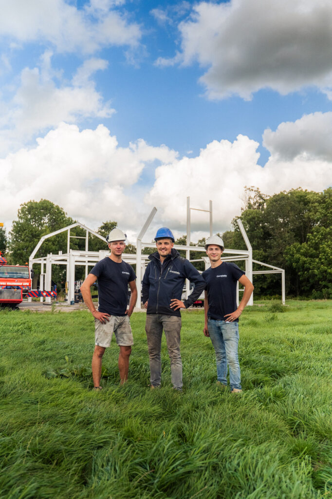 Het vaste montageteam van Constalis